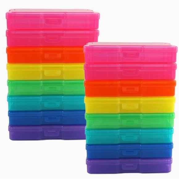 STORAGE CONTAINER W/16 COLORFUL INNER CONTAINERS - Picture 2 of 8